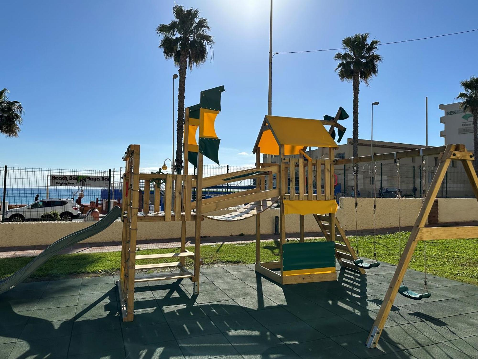 1 Paradise Of Benalmadena Costa Residencial Aloha Playa Vistas Al Mar, Front Beach Mini Duplex Eksteriør billede